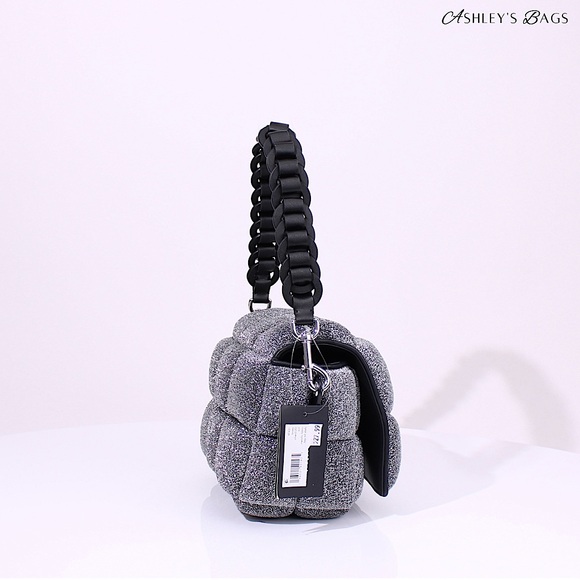 Kate Spade Boxxy Metallic Crossbody In Silver - Picture 5 of 12